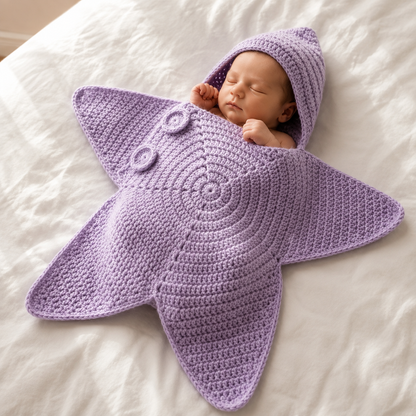 Cozy Starfish Baby Swaddle