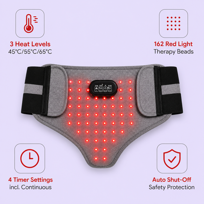 Relivá™ 3-in-1 Heat & Red Light Therapy Belt