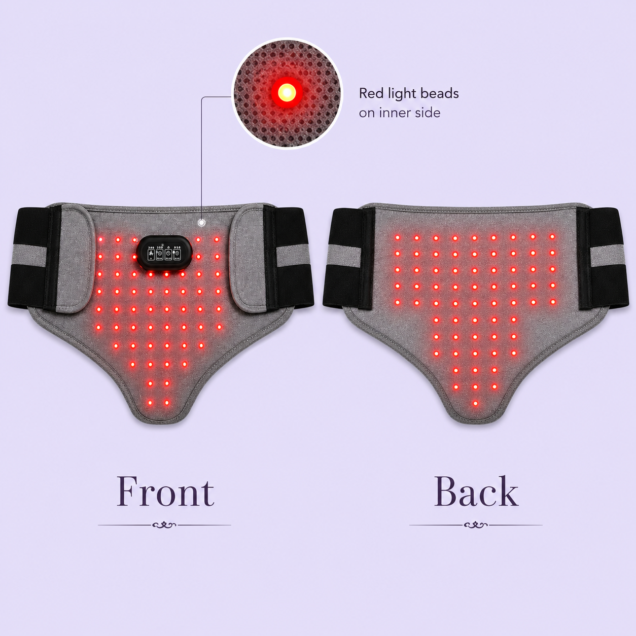 Relivá™ 3-in-1 Heat & Red Light Therapy Belt
