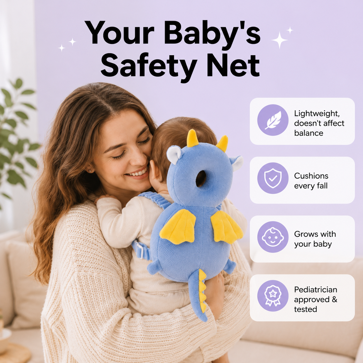 Baby Head Protection Backpack