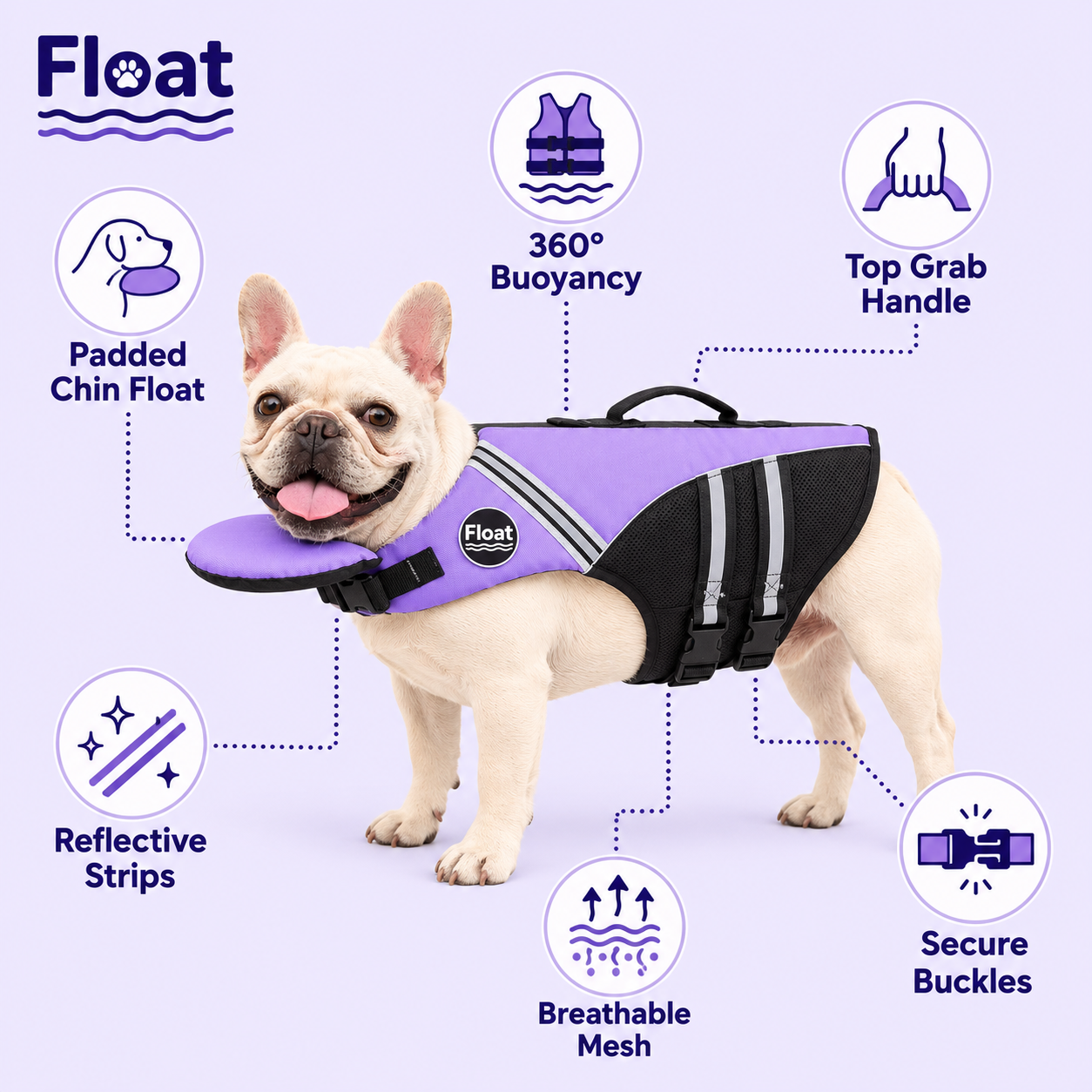 Float Guard Dog Life Jacket
