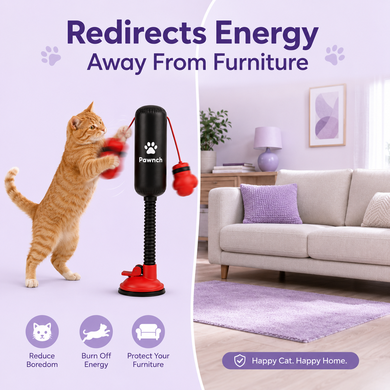 Pawnch Cat Boxing Toy