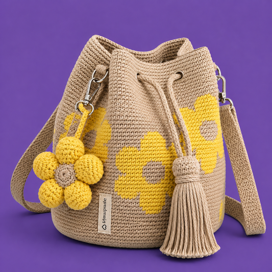 Liam's Handmade Crochet Flower Bags