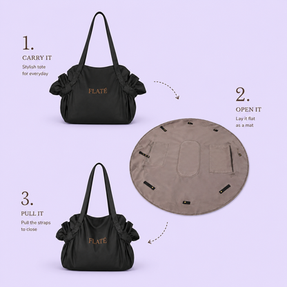 FLATÉ Convertible Tote & Mat Bag
