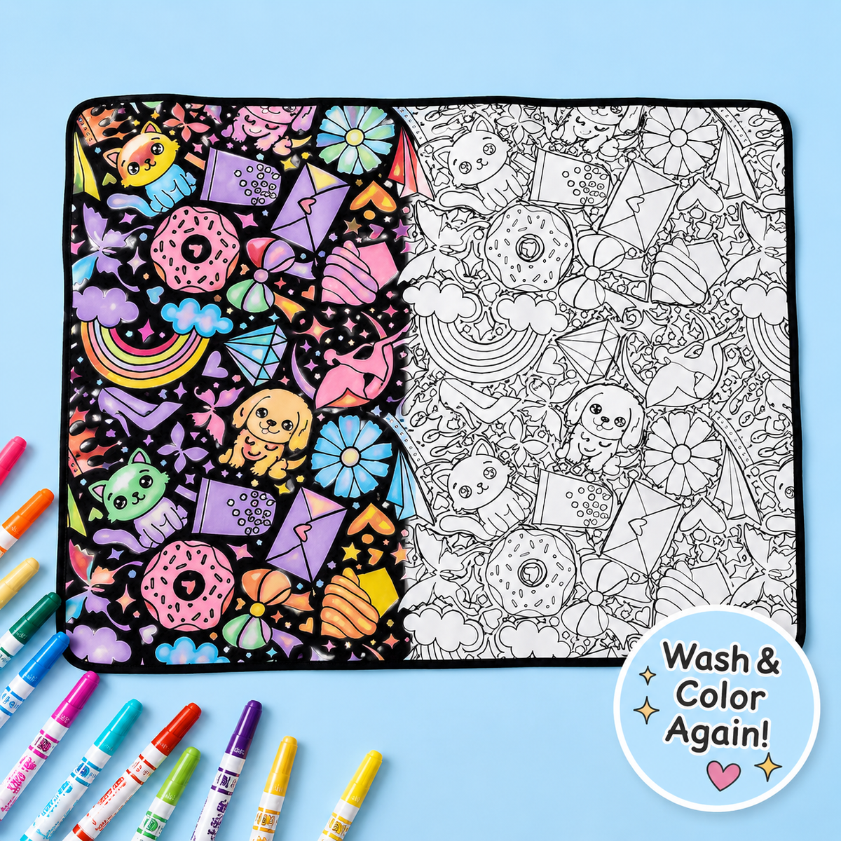 DoodleWrap™ Coloring Blanket