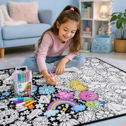 DoodleWrap™ Coloring Blanket