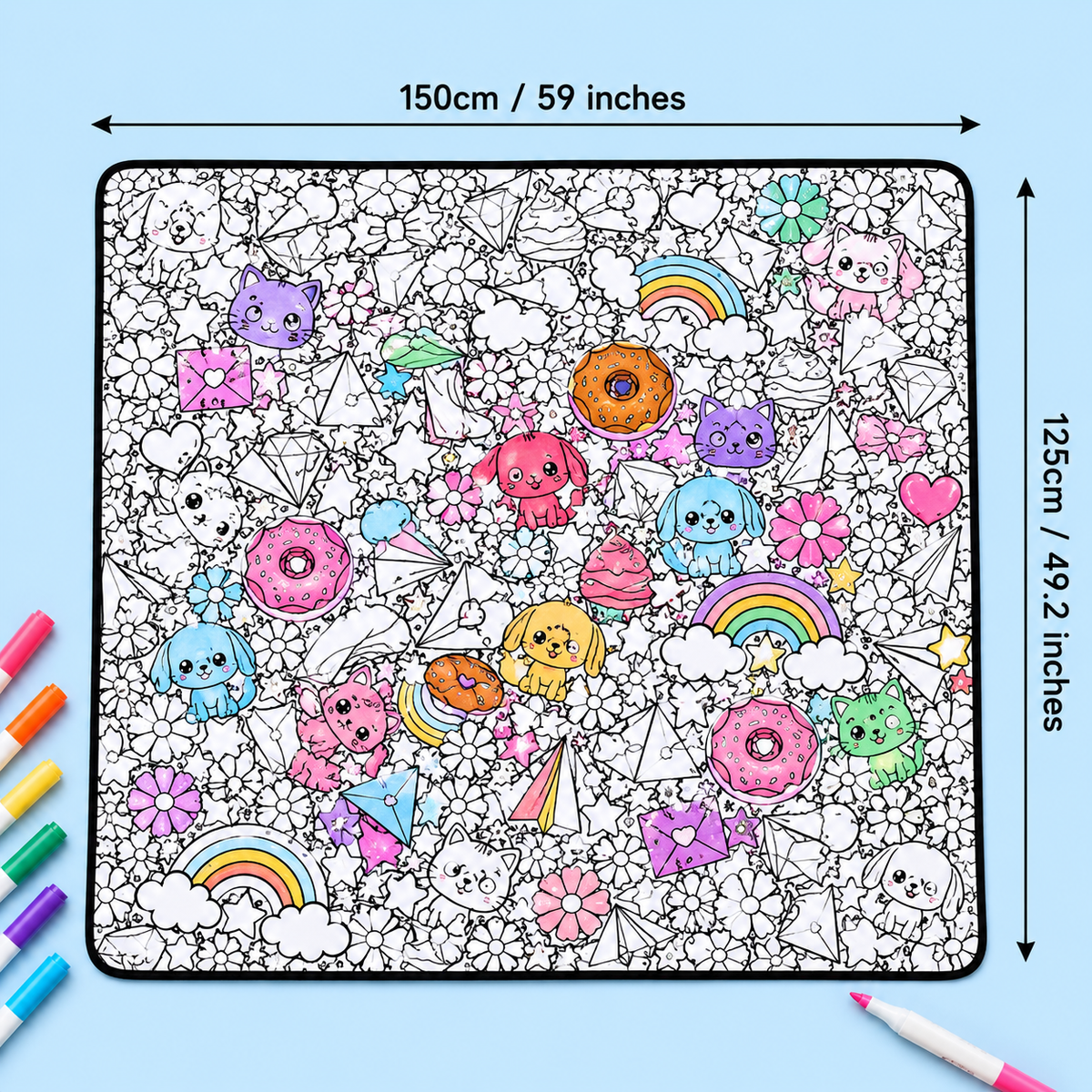 DoodleWrap™ Coloring Blanket