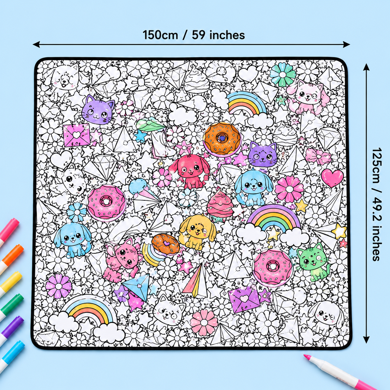 DoodleWrap™ Coloring Blanket