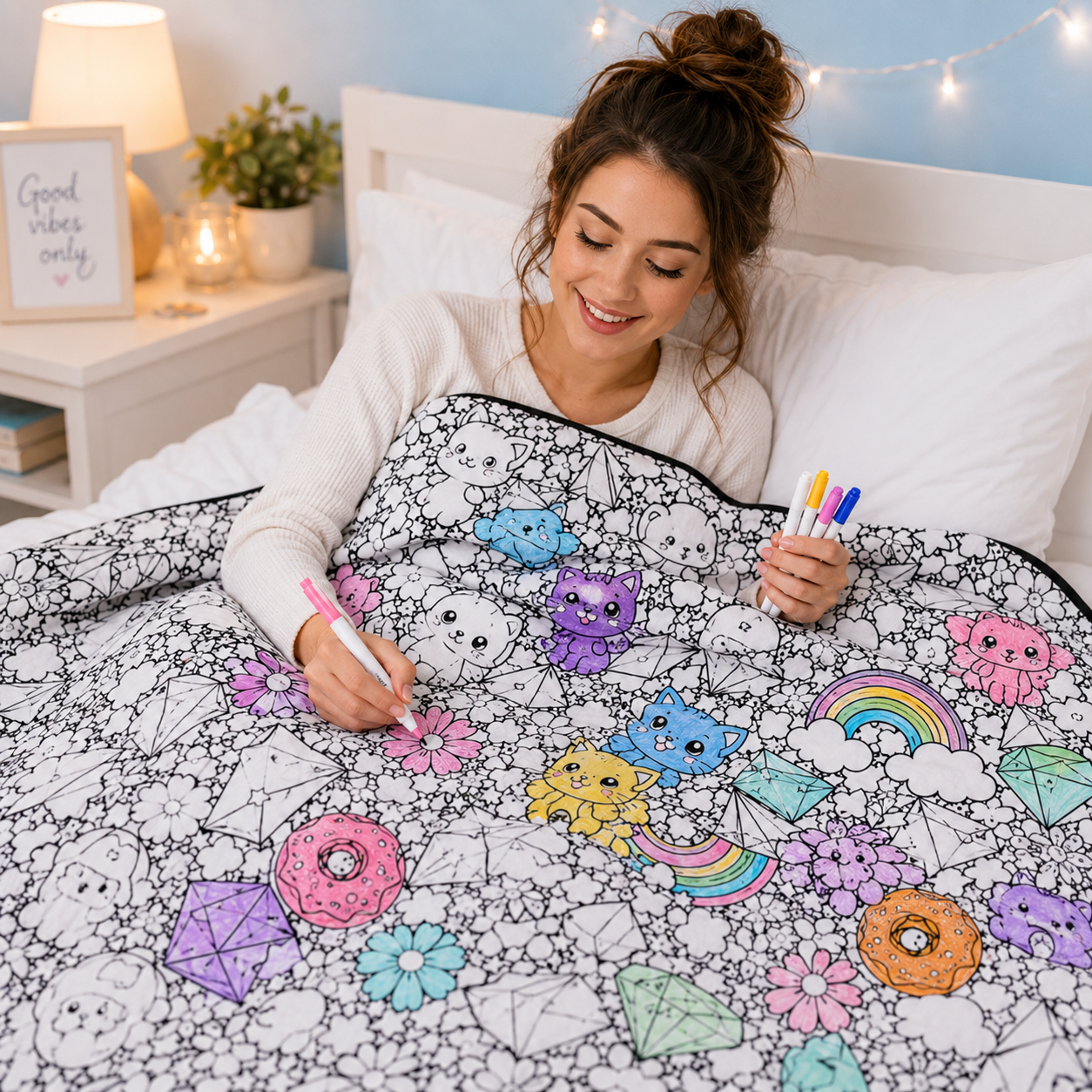 DoodleWrap™ Coloring Blanket